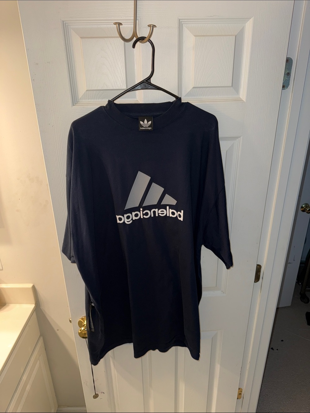 Balenciaga RUNWAY adidas inverted reversible tshirt